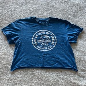 cropped vans shirt